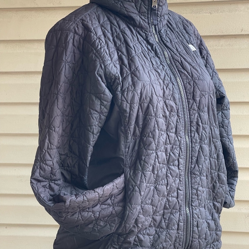 Black North Face down jacket